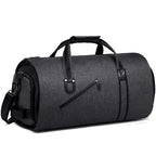 Sac weekend polyvalent pour homme Gris-Noir-ShopGET® 
