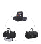 Sac weekend polyvalent pour homme Gris-Noir-ShopGET® 