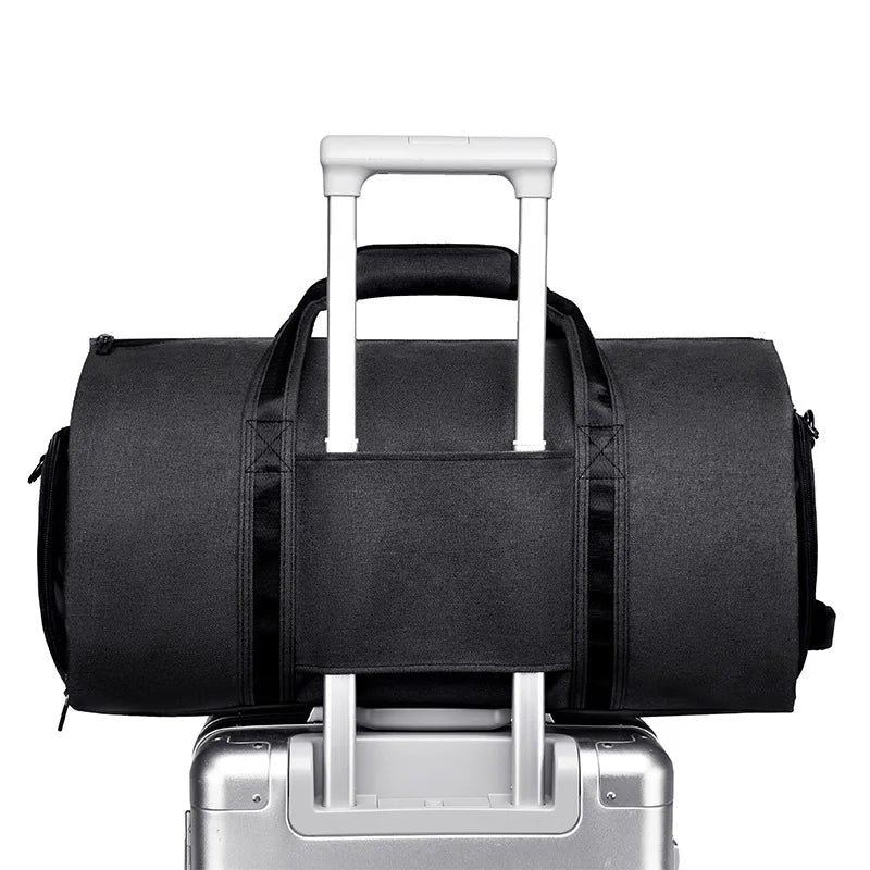 Sac weekend polyvalent pour homme Gris-Noir-ShopGET® 