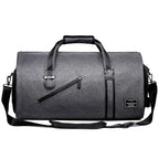 Sac weekend polyvalent pour homme Gris-Noir-ShopGET® 