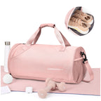 Sac weekend style polochon Bleu-Beige-Bleu A-Vert-Pourpre-Rose-Noir-Vert Large-Bleu Large-Bleu A Large-Noir Large-Pourpre Large-Beige Large-Rose Large-ShopGET® 