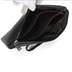Pochette homme mode de luxe Argenté / 25cm x 16cm x 2cm-Argenté / 25cm x 19cm x 2cm-Noir / 25cm x 19cm x 2cm-Noir / 25cm x 16cm x 2cm-ShopGET® 