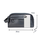 Pochette homme avec poignée Noir-ShopGET® 