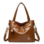 Sac cabas noir Genuine Leather à bandoulière Rouge-Jaune A-Gris-Vert-Bleu-Noir A-Jaune B-Kaki-Burgundy-Noir B-Jaune C-ShopGET® 