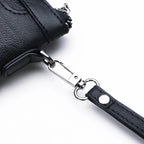 Pochette homme de luxe à fermeture éclaire Sombre / 19cm x 29cm x 3cm-Sombre / 17cm x 27cm x 3cm-ShopGET® 