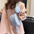 Sac banane femme chic  décontracté vert