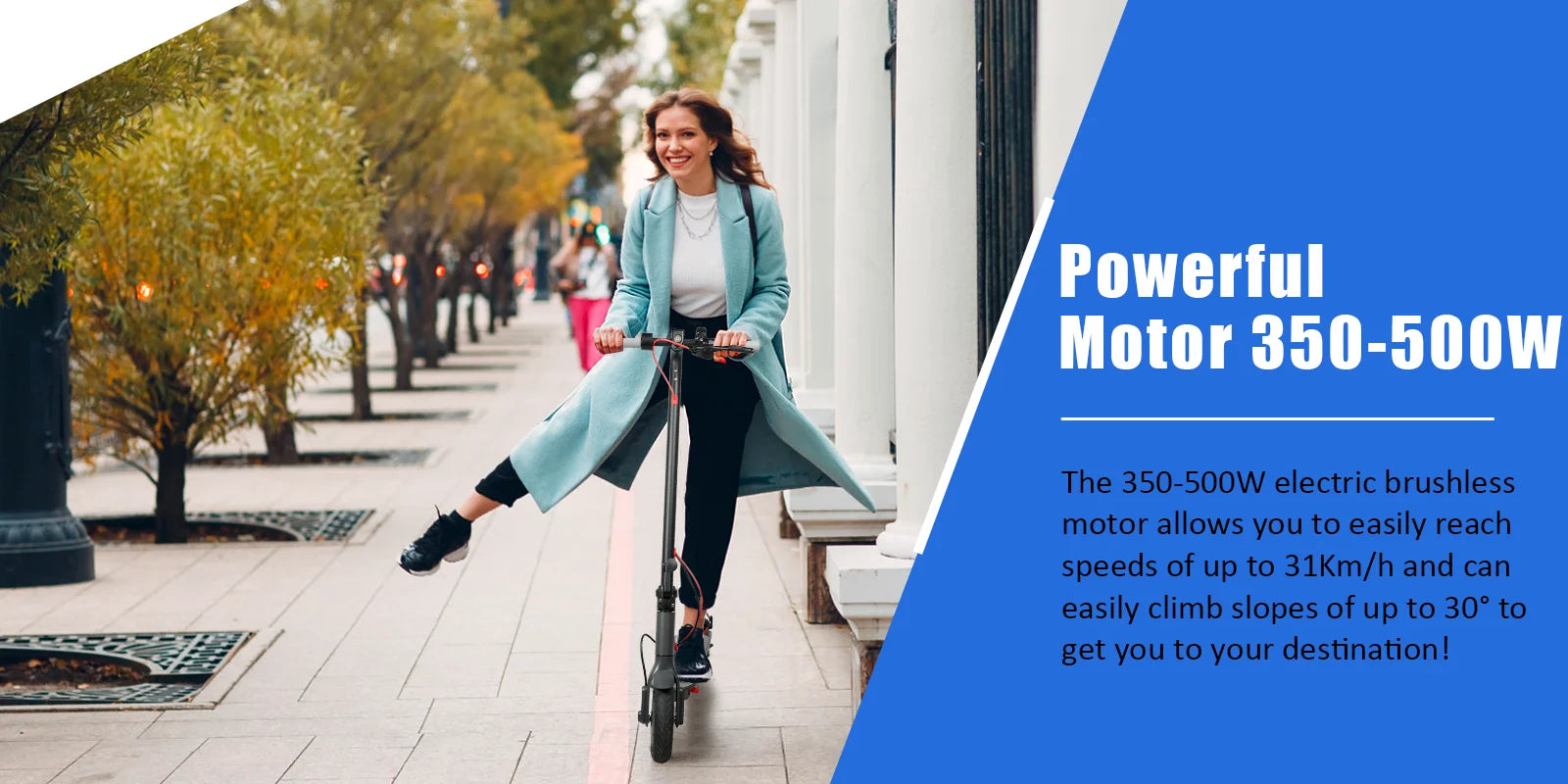 Trottinette électrique 500W Moteur 35KM