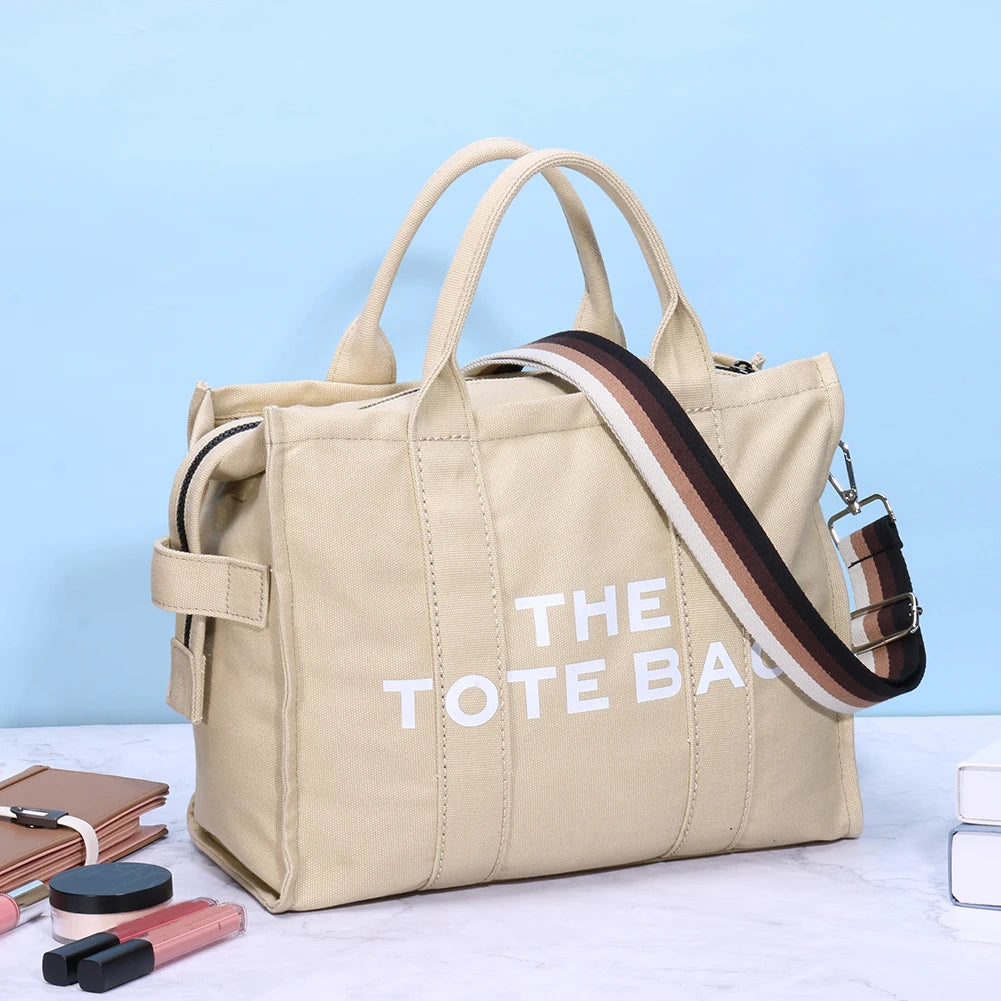 Sac cabas tissu the tote bag Kaki / OFFERTE-ShopGET® 