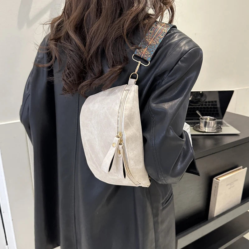 sac banane femme tendance en cuir de luxe