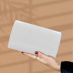 Pochette femme pour mariage Rouge-Jaune-Kaki-Blanc-Noir-ShopGET® 