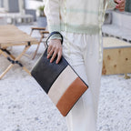 Pochette femme tendance en cuir A / 33x1x24cm-B / 33x1x24cm-C / 33x1x24cm-ShopGET® 