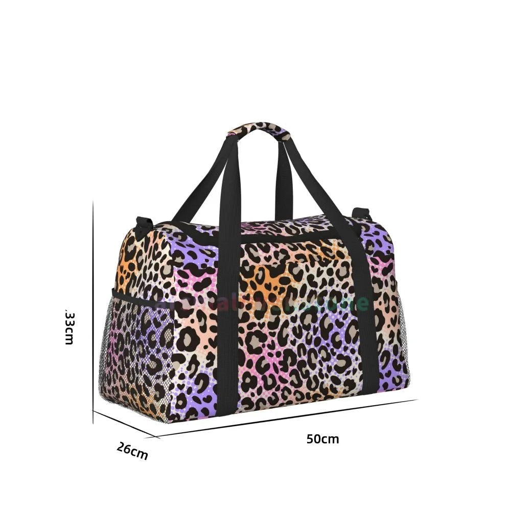 Sac weekend femme léopard de luxe 1-3-2-4-ShopGET® 