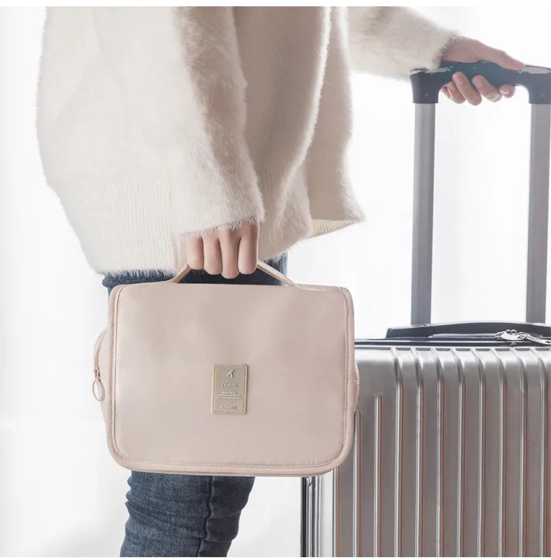 Trousse de toilette pliable à suspendre femme - ShopGET®
