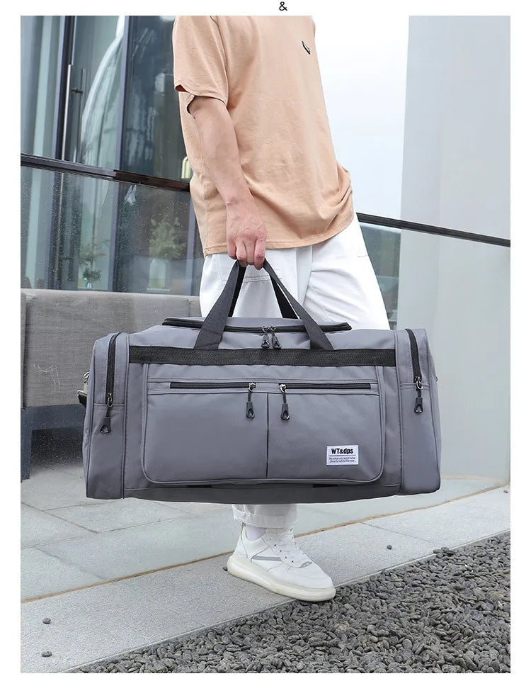 Patron sac weekend femme Gris-Vert-Bleu-Noir-ShopGET® 