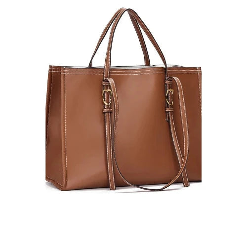 Cabas sac en cuir OFFERTE / Noir / 39x17x28.5cm-OFFERTE / Marron / 39x17x28.5cm-ShopGET® 