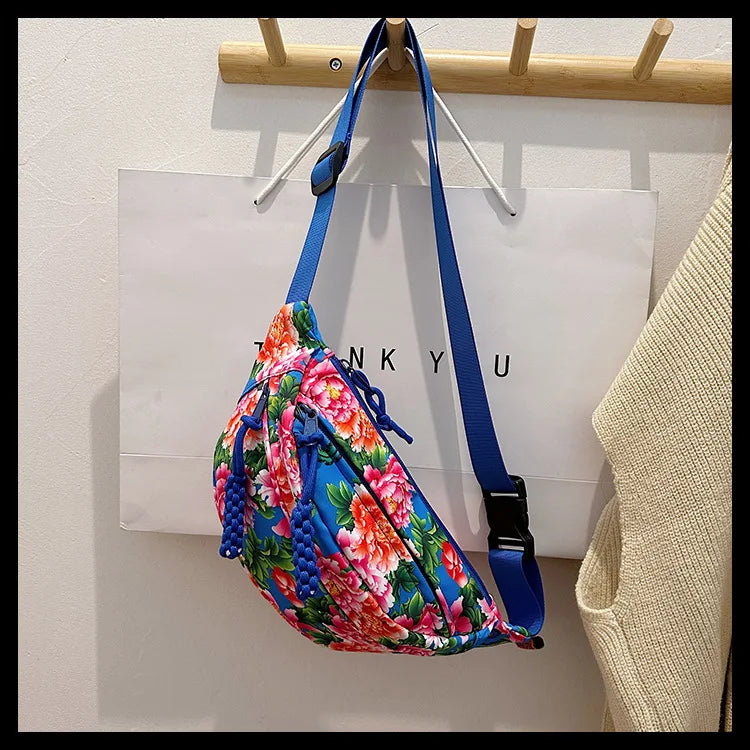 Sac banane fleurs pour homme / f