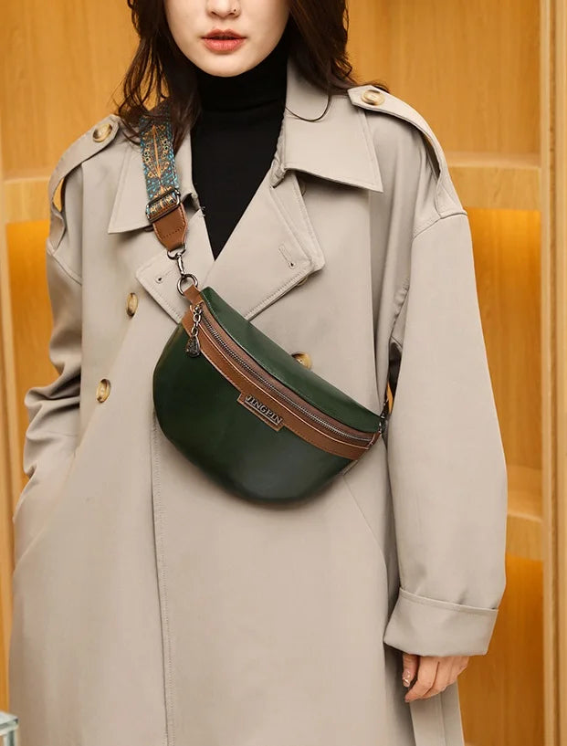 Sac banane femme cuir brillant - ShopGET®