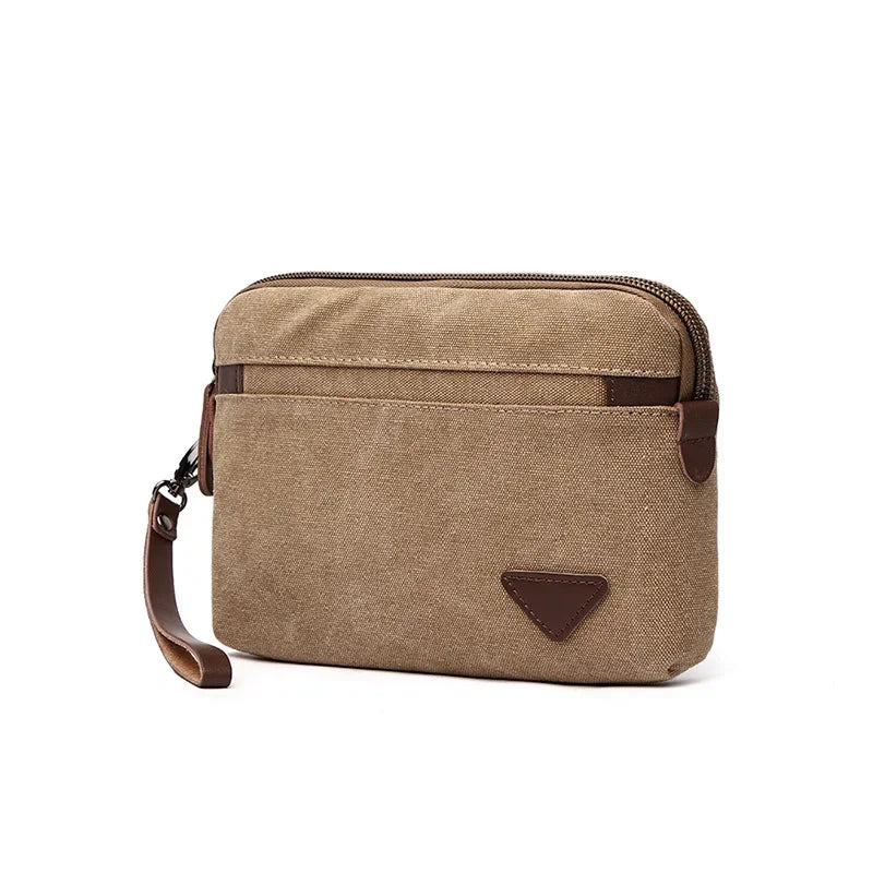 Pochette homme en tissu original Gris-Noir-Bleu-Marron-Vert-Kaki-ShopGET® 