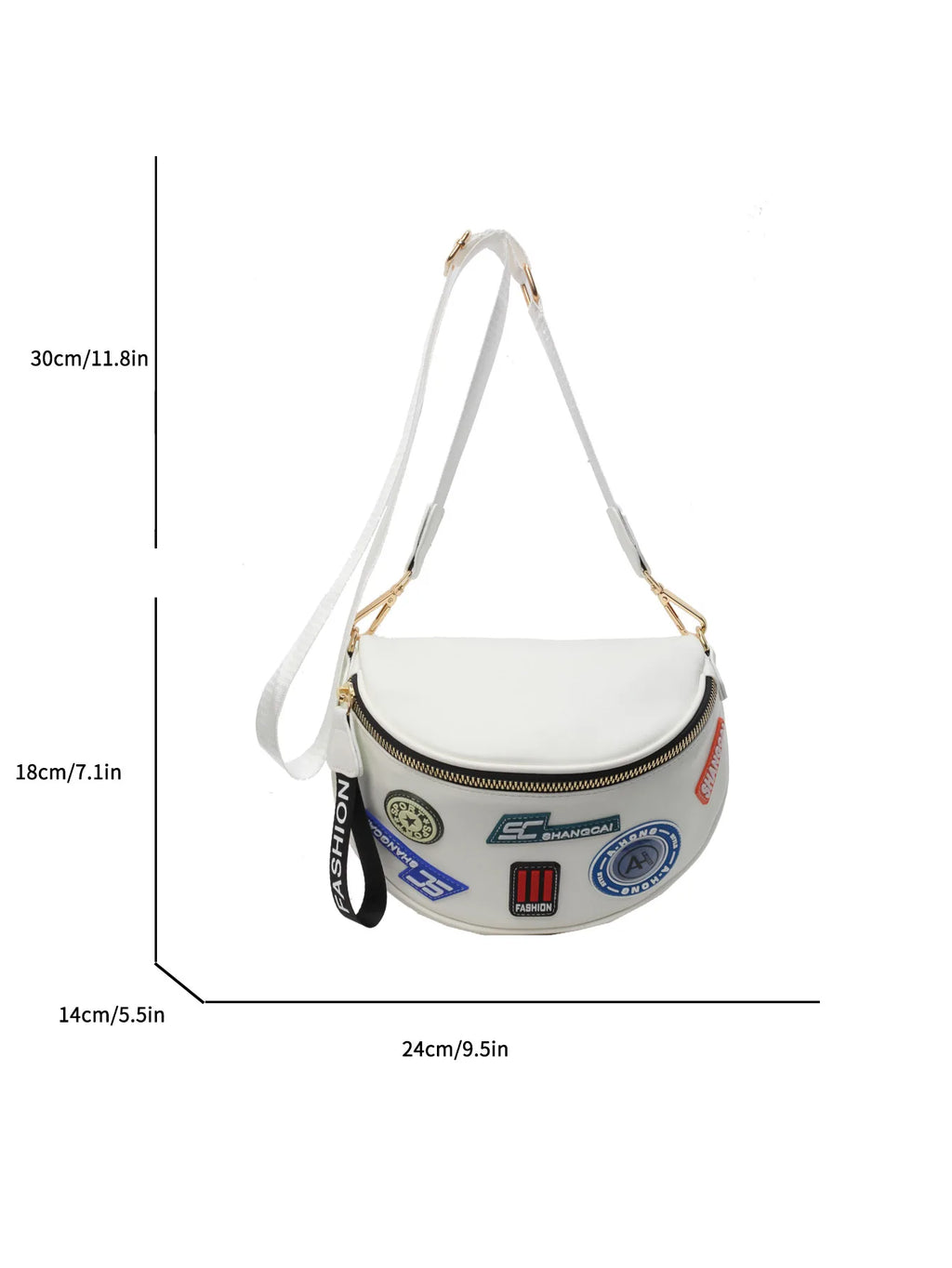 Sac banane femme chic pack lettre unique