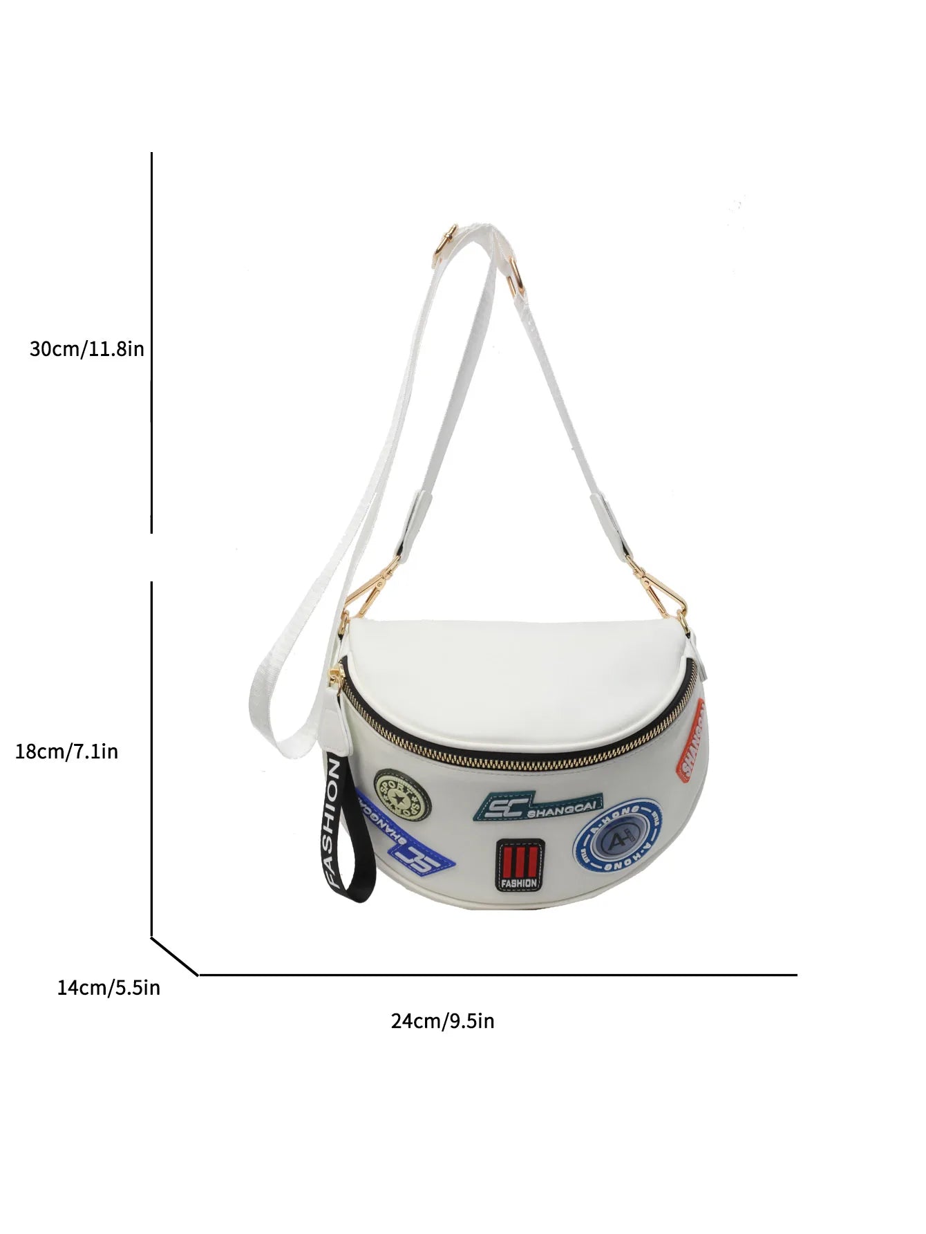 Sac banane femme chic pack lettre unique