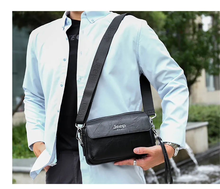 Grande trousse de toilette homme à bandoulière - ShopGET®