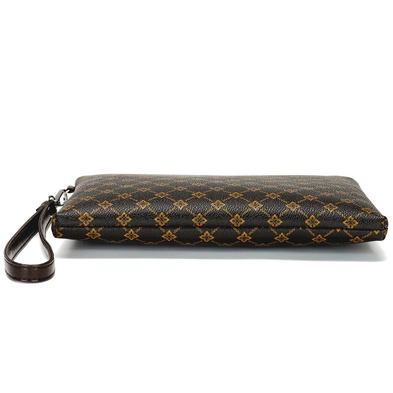 Pochette homme été de luxe Marron / 28cm x 19cm x 2cm-Marron / 24cm x 16cm x 2cm-ShopGET® 