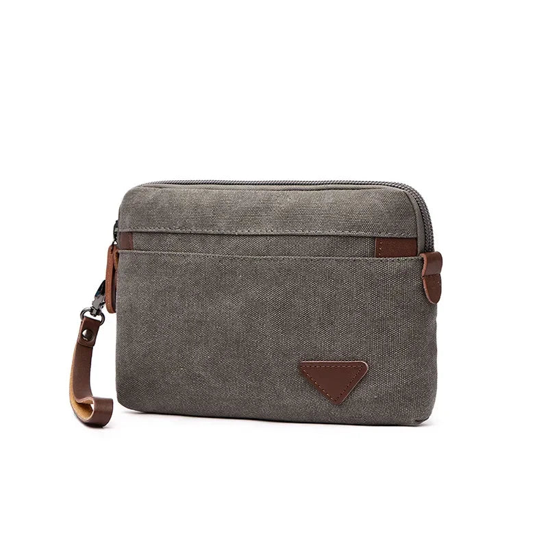 Pochette homme en tissu original Gris-Noir-Bleu-Marron-Vert-Kaki-ShopGET® 