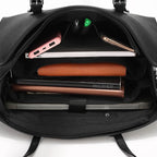 Sac cabas femme PU Leather Noir-Marron-Bleu-ShopGET® 