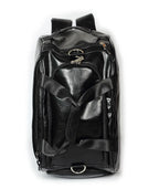 Sac polochon messenger Vert-Noir-ShopGET® 