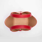 Sac cabas femme travail Rouge / 21.5cm x 21cm x 17cm-Bleu / 21.5cm x 21cm x 17cm-Marron / 21.5cm x 21cm x 17cm-ShopGET 