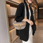 Sac banane en cuir ethnique boho plage