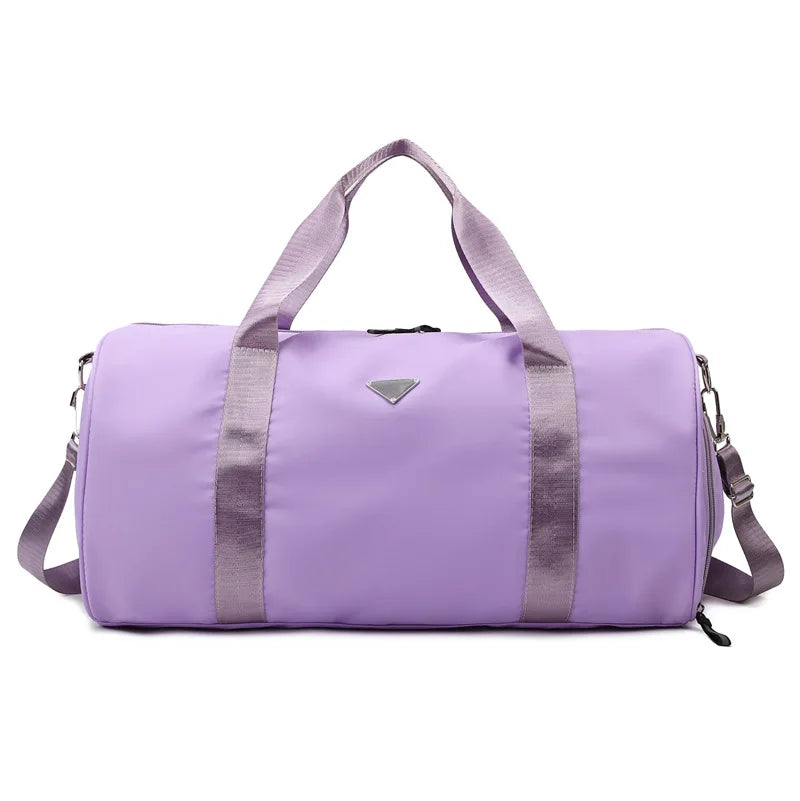 Sac polochon souple et simple Bleu-Lavender-Rose-Vert-Noir-Gris-ShopGET® 