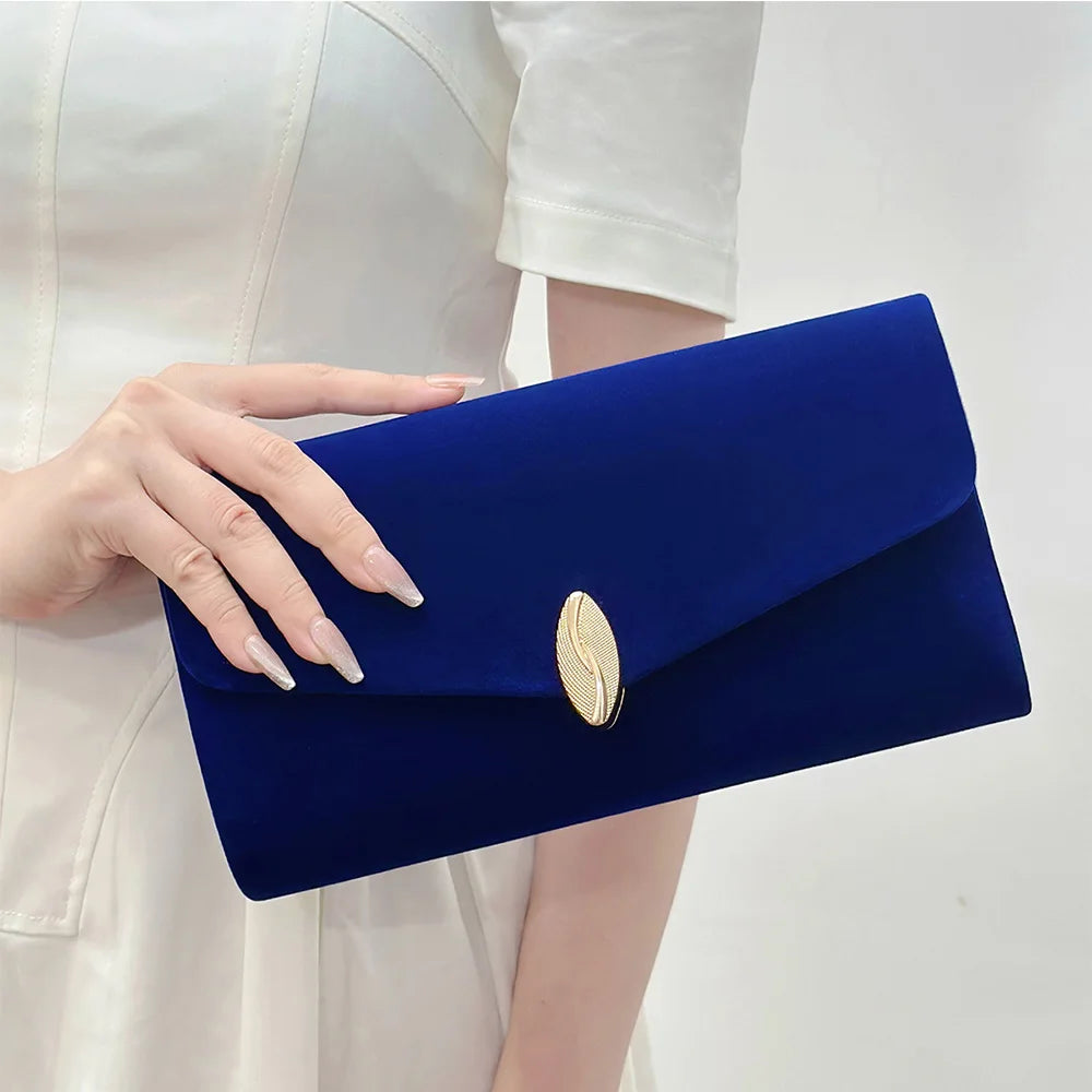 Pochette à rabat  femme Rouge-Bleu-ShopGET® 