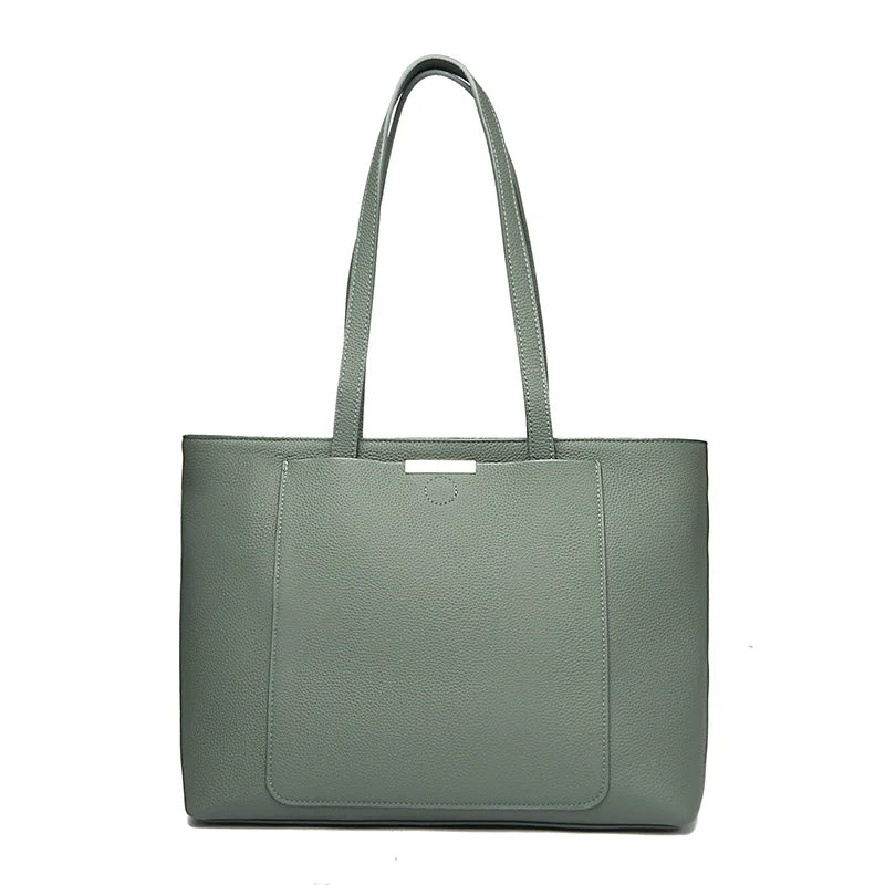 Sac cabas noir Guislaine Gris / 34cm 14cm 27cm-Noir / 34cm 14cm 27cm-Bleu / 34cm 14cm 27cm-ShopGET® 