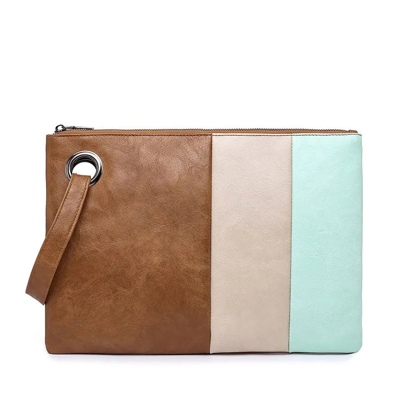 Pochette femme tendance en cuir A / 33x1x24cm-B / 33x1x24cm-C / 33x1x24cm-ShopGET® 