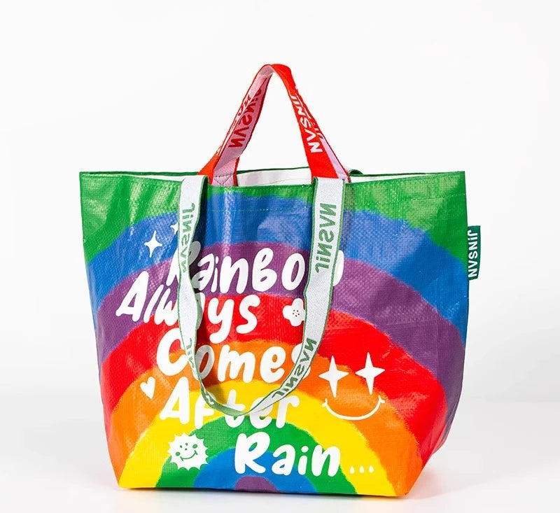 Sac de courses avec décore Caractères / 2PCS-Caractères / 1PC-Rainbow / 1PC-Caractères / 3PCS-Animal Graffiti / 1PC-Good Time / 3PCS-Animal Graffiti / 3PCS-Animal Graffiti / 2PCS-Good Time / 2PCS-Good Time / 1PC-Rainbow / 3PCS-Rainbow / 2PCS-ShopGET® 