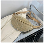 sac banane femme tendance messager kaki