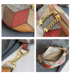 Grand sac banane en cuir femme