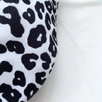 Sac banane léopard blanc et noir