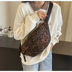 Sac banane bandoulière léopard