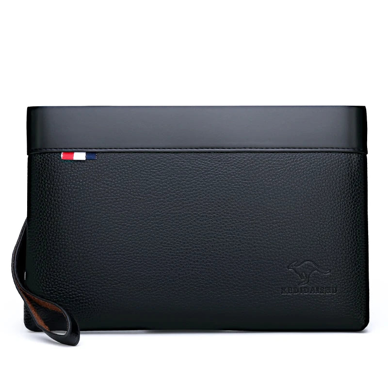 Pochette homme premium Noir / 26cmX16cmX2cm-Marron / 26cmX16cmX2cm-ShopGET® 