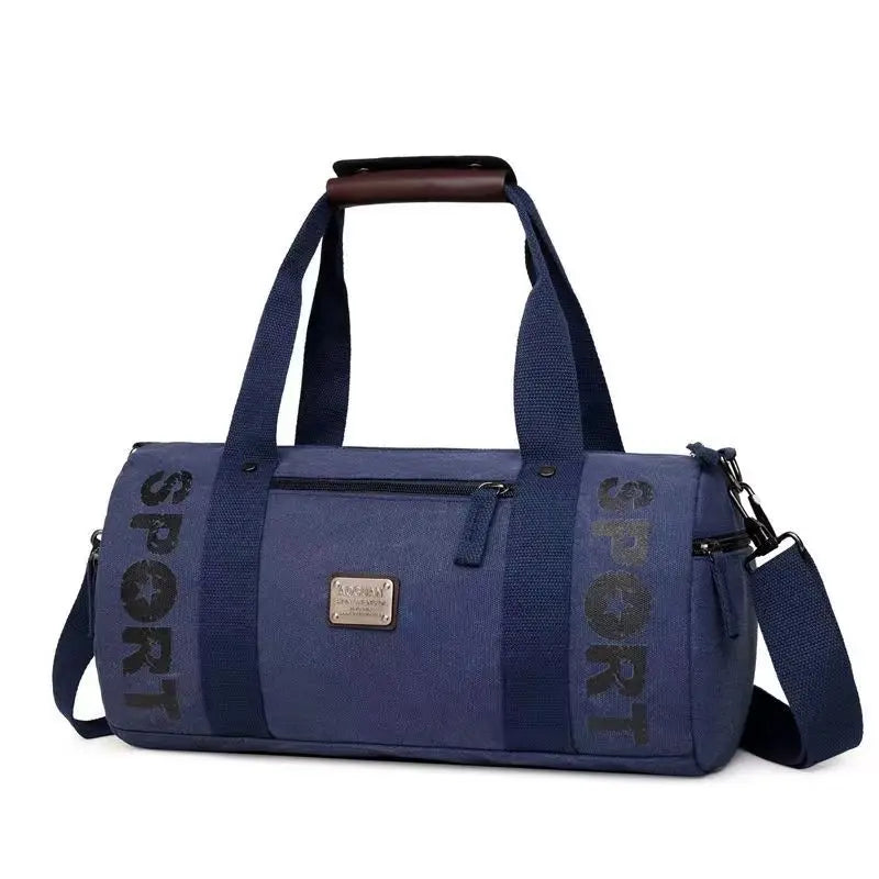 Sac polochon de gym bleu A-B-C-D-E-ShopGET® 