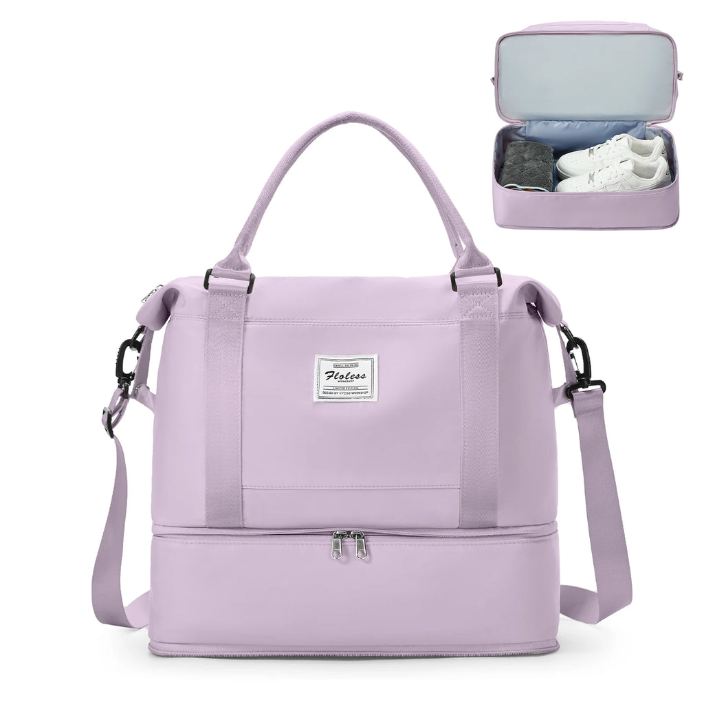 Sac weekend homme élite Pourpre-Bleu-Rose-Noir-Vert-Gris-Noir marron-Beige marron-ShopGET® 