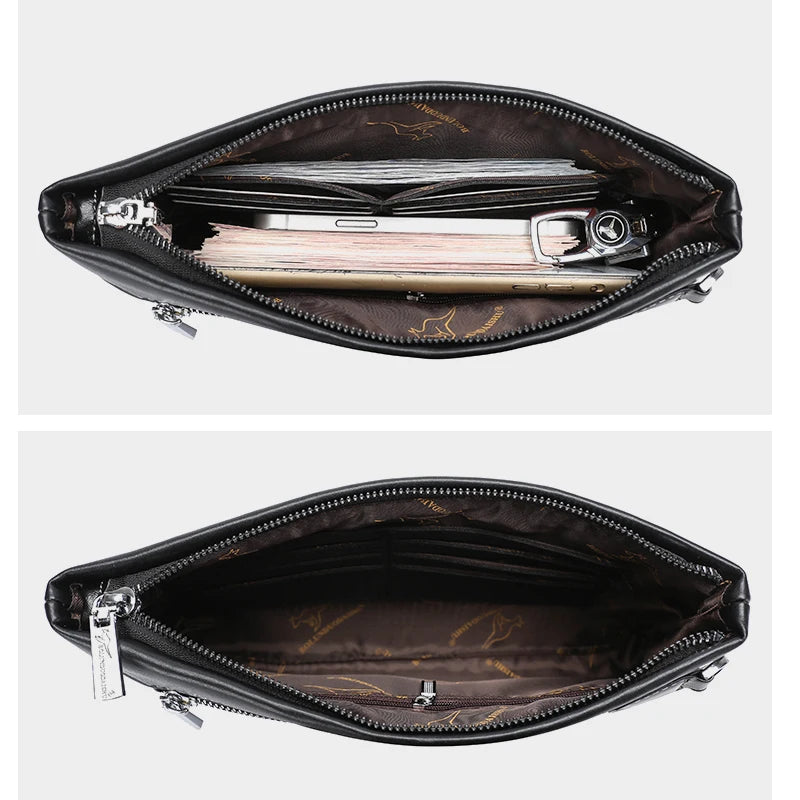 Pochette homme business men Noir A / 17cm x 27cm x 3cm-Noir B / 17cm x 27cm x 3cm-ShopGET® 