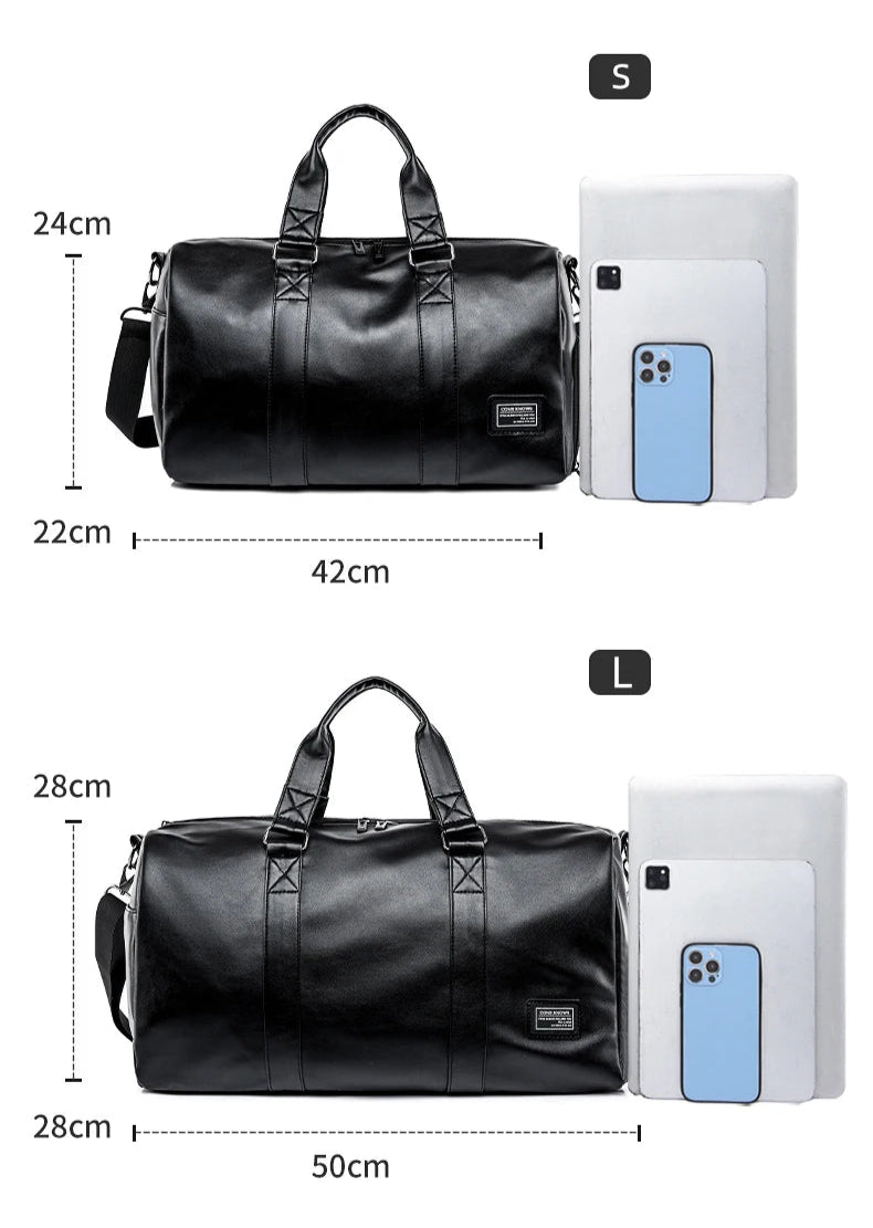 Sac weekend homme noir premium S-L-ShopGET® 