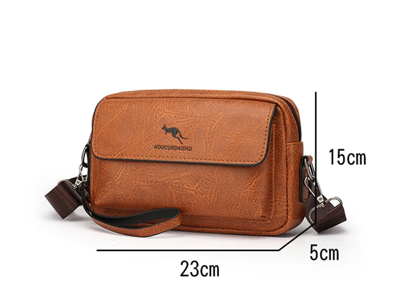 Trousse de toilette homme noir cuir - ShopGET®