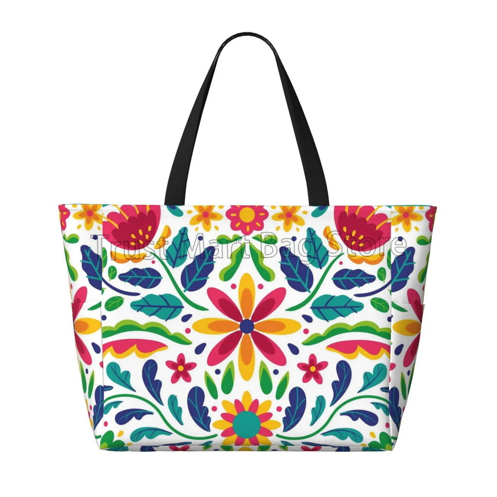 Sac Cabas Mexican Flower - ShopGET®
