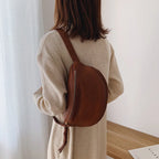 Sac banane en cuir camel