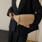 Sac banane velours côtelé rose femme