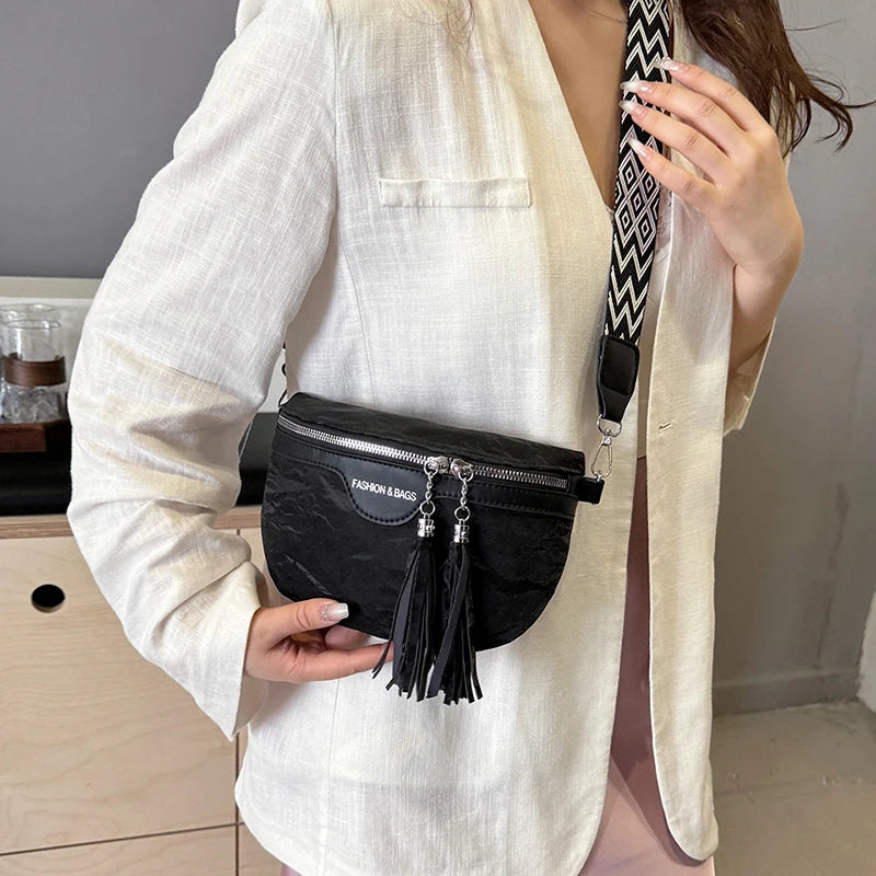 Sac banane femme chic  décontracté vert